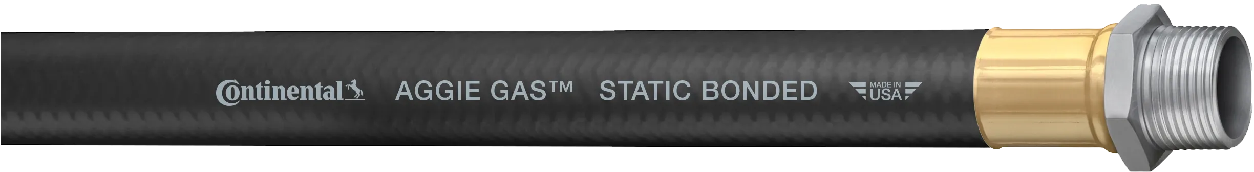 Continental  AGGIE GAS –  Static Wire, 50WP, 1” x 450' Reel, BLACK (order Qty 450 or multiples)